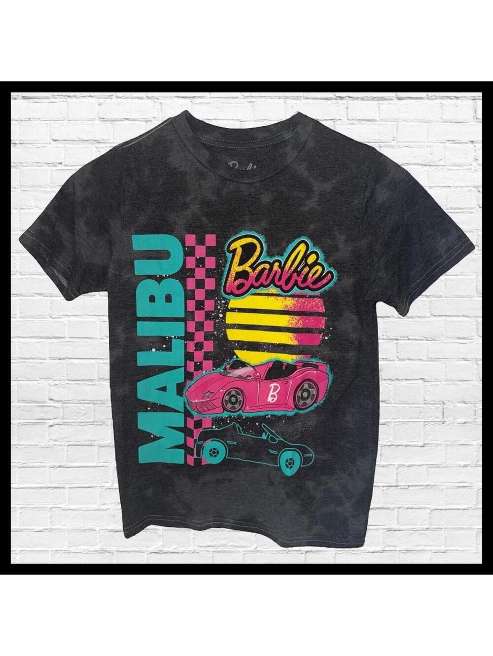 Barbie Kid's Black and Grey Tshirt